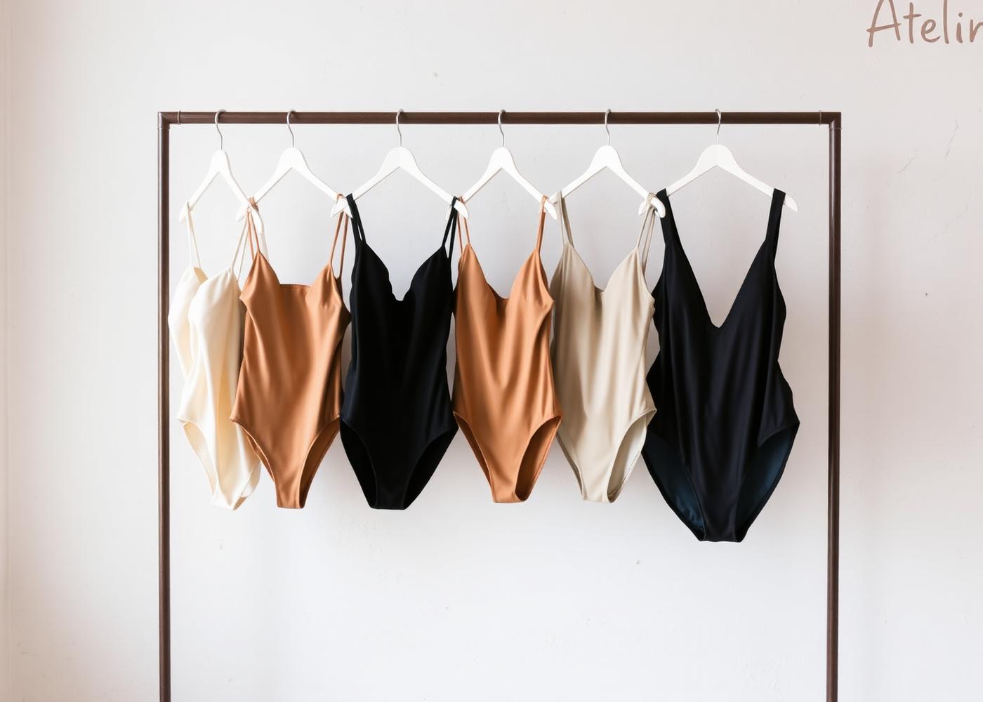 Muestras de swimwear desarrolladas en el atelier